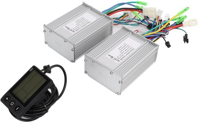Igeteck Dualantrieb Controller Kit für Elektrofahrrad und Roller mit 450W bürstenlosem Motor und 866 LCD Display Panel in Silber, 36V/48V - Bild 1