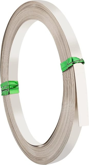 Anker Flacher Lünettendraht aus Nickel-Silber in Silber, 32 Gauge, 6,0 m Länge - Bild 1
