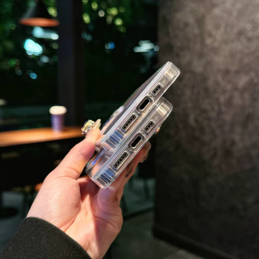 Magnetische Schutzhülle mit Federverlauf für Apple iPhone 16 Pro Max, 16, 15, 14, 13, 12 Pro und 11 Serie - Bild 3