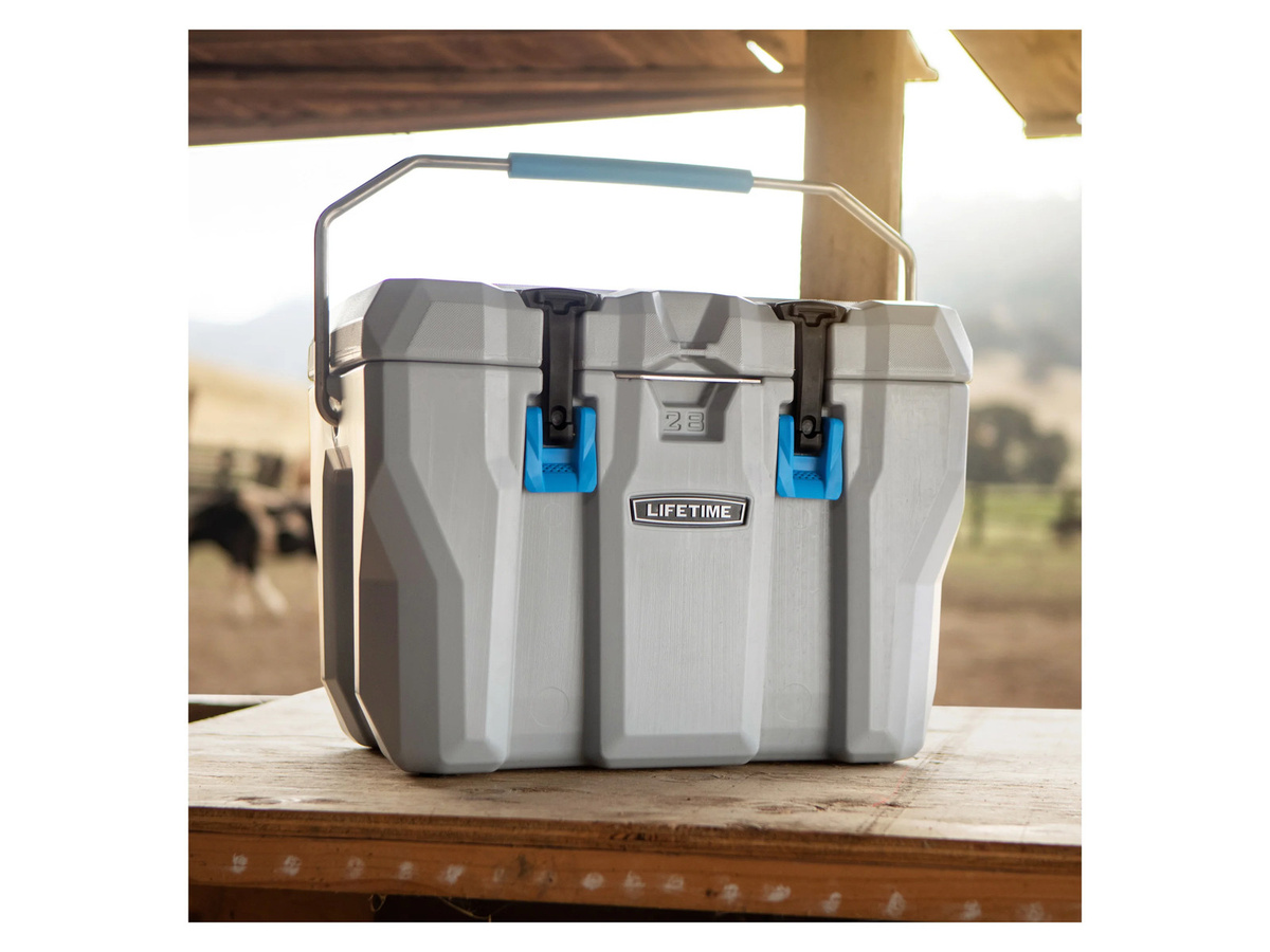 Lifetime Premium Kühlbox Campingkühlschrank Grau, 26,5 l Volumen, B/H/T: 55 x 41 x 37 cm - Bild 2