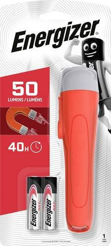 Energizer Magnet LED Taschenlampe in Rot, batteriebetrieben mit 50lm Lichtstärke - Bild 1