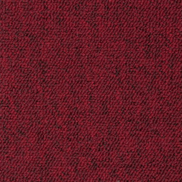 Schatex Teppichfliesen Rot Schlingenteppich aus Polypropylen, B/B: 50 x 50 cm - Bild 1