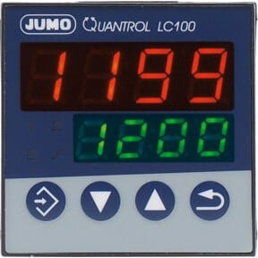jumo Kompaktregler Quantrol AC/DC 20-30V Farbe: Blau, B/H: 48 x 48 mm, Artikelnummer: 702031/8-3100-25 - Bild 1