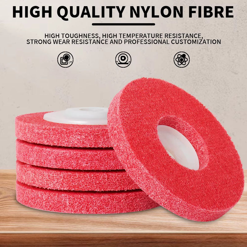SI FANG 14er Set Polierpads aus Nylonfaser und Wolle für Winkelschleifer, Durchmesser: 4 Zoll - Bild 4