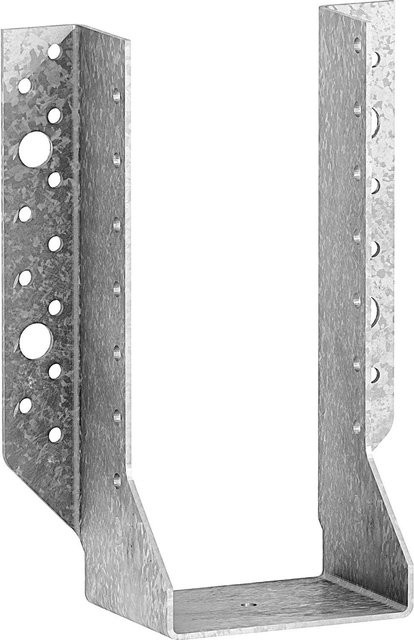 Simpson Balkenschuh BSNN Außenliegend aus Stahl, feuerverzinkt, Silber, B/H: 60 x 220 mm - Bild 1