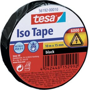 Tesa Iso Tape Isolierband Schwarz Breite: 1,5 cm, Länge: 10 m - Bild 2
