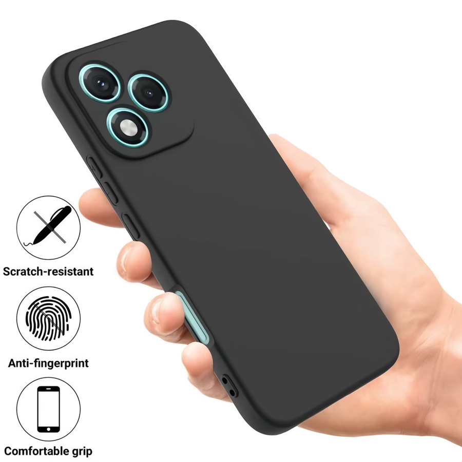 Stoßfeste Schutzhülle mit Lanyard und Mikrofaserfutter für Honor 600 Lite / 400 Lite in Schwarz oder Lila - Bild 3