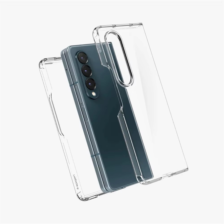 Spigen Ultra Hybrid Pro MagFit Schutzhülle für Samsung Galaxy Z Fold 7, Z Fold 6 und Z Fold 5, Transparent, Stoßfest - Bild 2