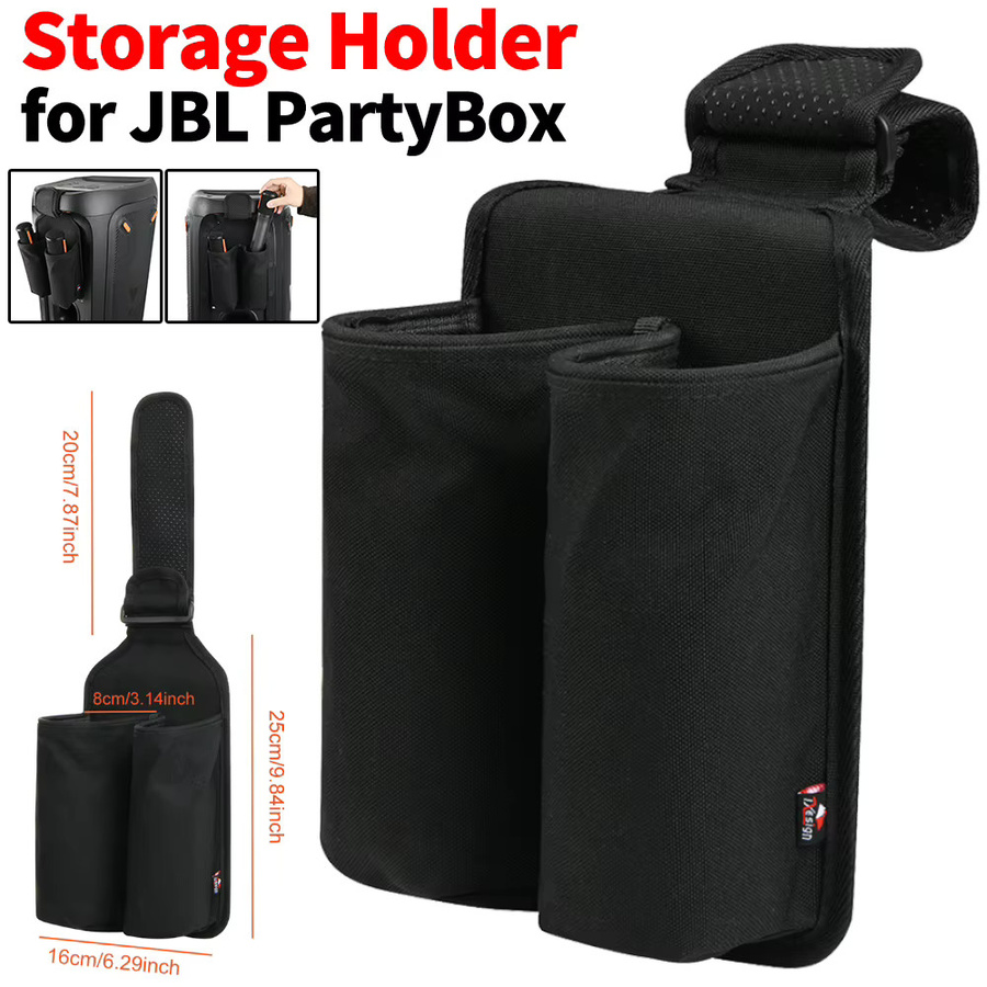 JBL PartyBox Zubehör Tragetasche aus 900D Nylon für Mikrofon-Halter und Mic-Aufhänger in Schwarz - Bild 2
