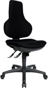 Topstar Ergo Point Bürodrehstuhl in Schwarz mit Stoffbezug und ergonomischer Funktion - Bild 1