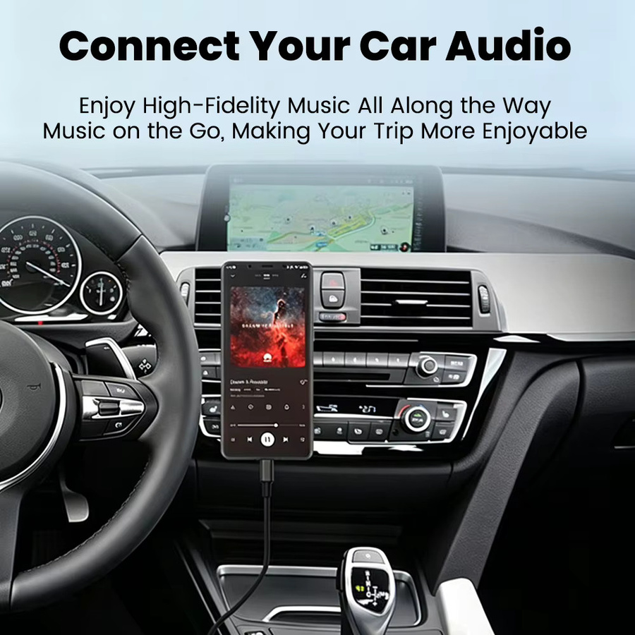 Olaf USB-C auf 3,5 mm Klinke AUX Audio-Adapter in Schwarz für iPhone 15 16 17 und Samsung - Bild 6