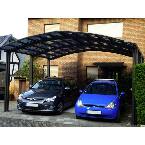 Ximax Alu Doppelcarport Portoforte Typ 110 Schwarz B/T: 542,3 x 495,4 cm - Bild 4