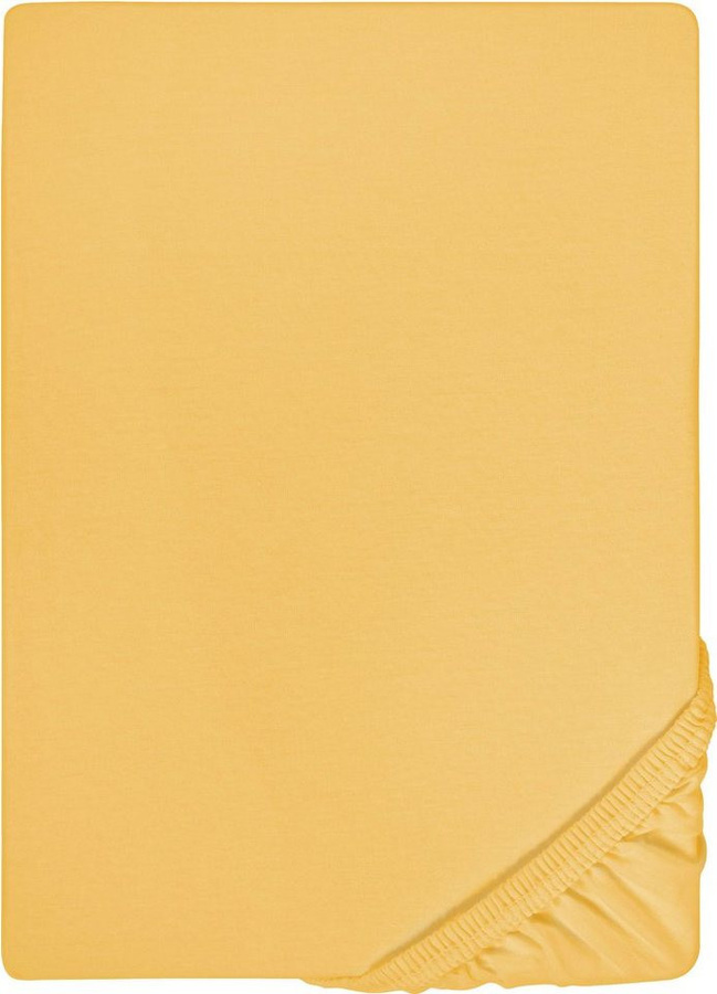 Biberna Spannbettlaken Deluxe Jersey-Elastic aus Baumwolle und Elasthan mit Rundumgummi, bügelfrei - Bild 1