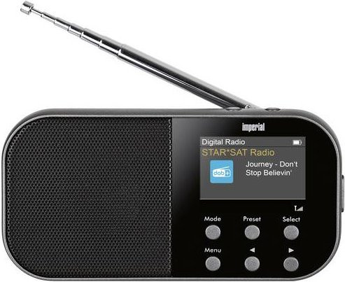 Imperial DABMAN 15 Taschenradio DAB+ UKW mit Weckfunktion und Tastensperre in Anthrazit - Bild 1