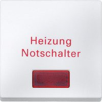 Merten Wechselschalter Abdeckung System M in Weiß - Bild 1