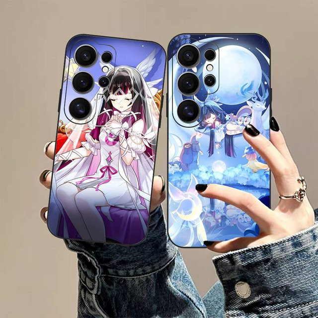 Genshin Impact Columbina Handyhülle für Samsung Galaxy S24 FE, S25 Ultra, S23, S24 Ultra und weitere Modelle, Multicolor - Bild 1