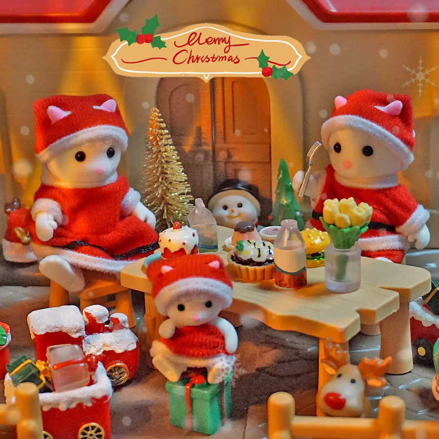 MSFTOYS Schaf Tierfamilie, Modell Ornament, 1:12, ab 3 Jahren - Bild 2