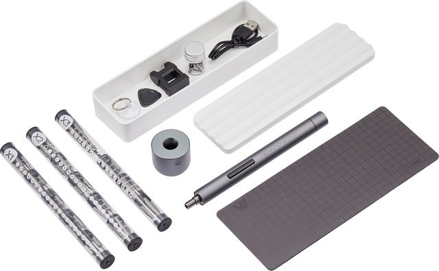 Elektrischer Schraubendreher Wowstick 1F+ Generation 2 von Xiaomi in Silber aus Aluminium mit wiederaufladbarem Akku - Bild 1