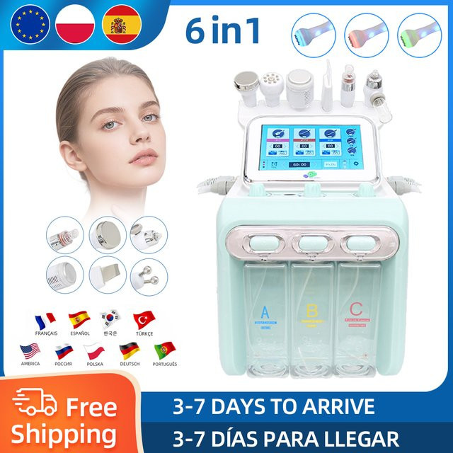 YUET WIN 6-in-1 Wasserstoff-Sauerstoff Gesichtsbehandlungsgerät, Unisex - Bild 1