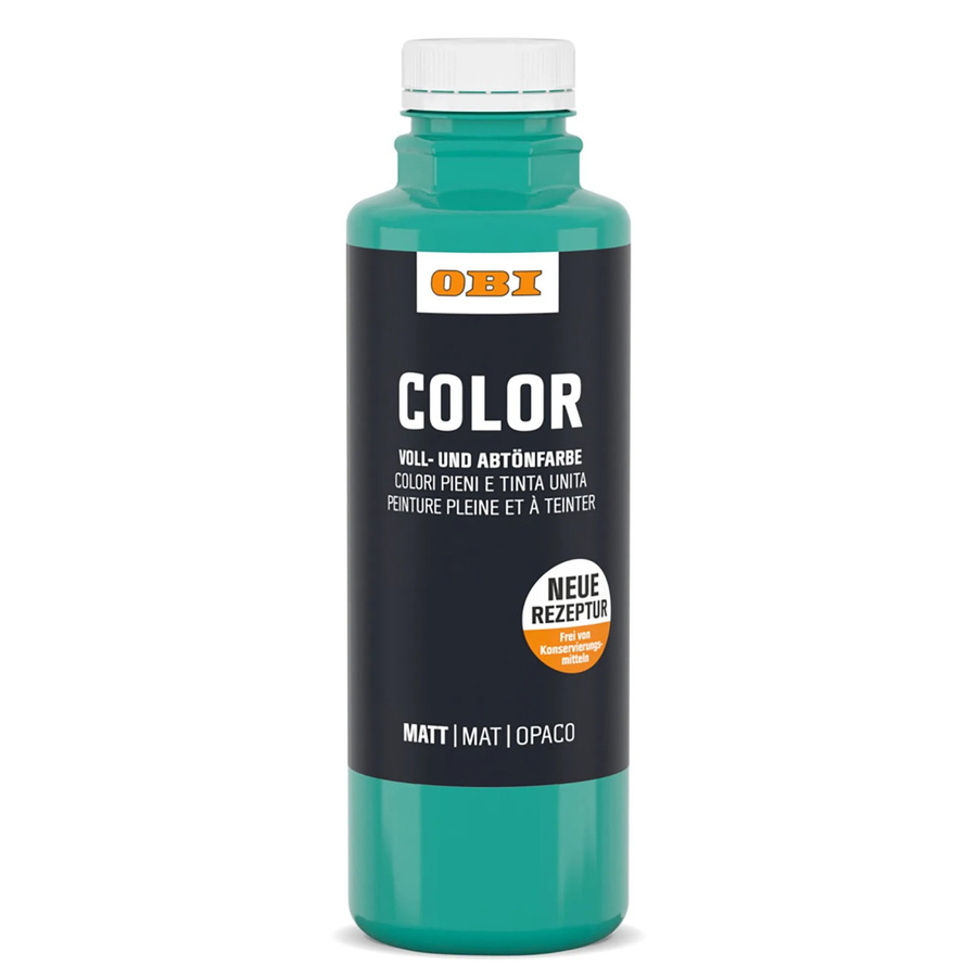 OBI Color Abtönfarbe Dispersion wasserbasiert Grün 500 ml - Bild 2