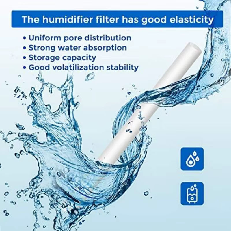 HDSAL Luftbefeuchter Filter Ersatzset aus Baumwolle, 20 Stück, Farbe: Weiß - Bild 4