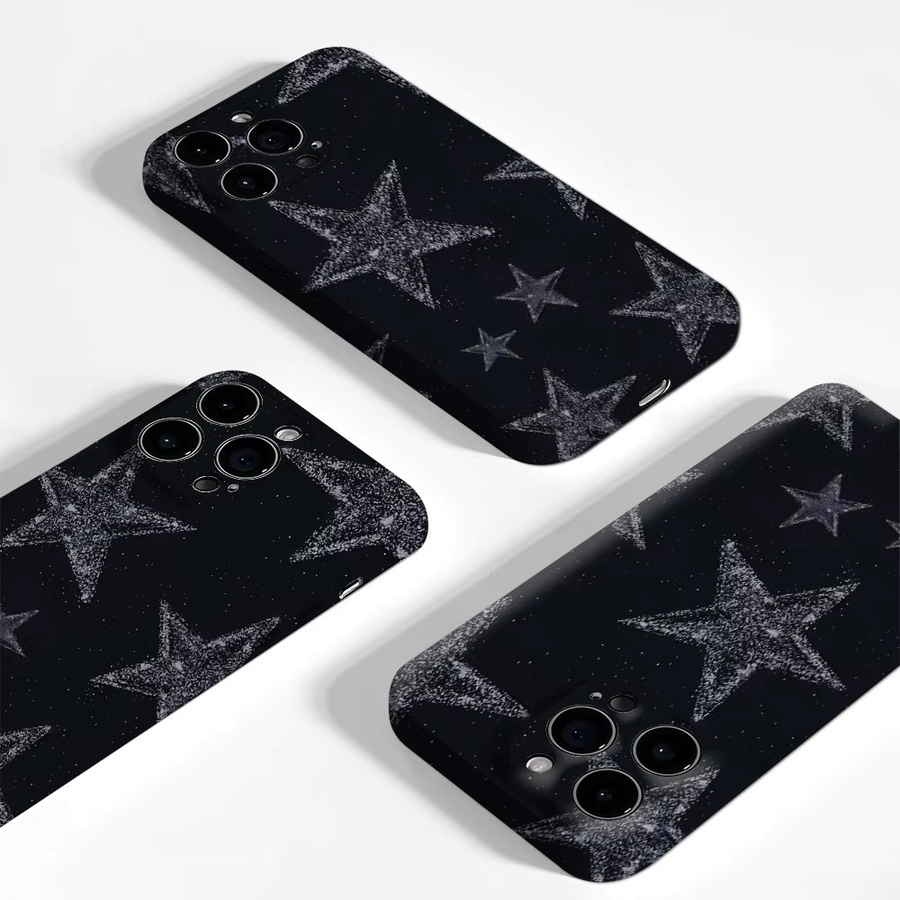 Grain Star Robuste Handyhülle für iPhone 17 16 15 14 13 Pro Max Plus mit Magnetfunktion, Schwarz - Bild 3