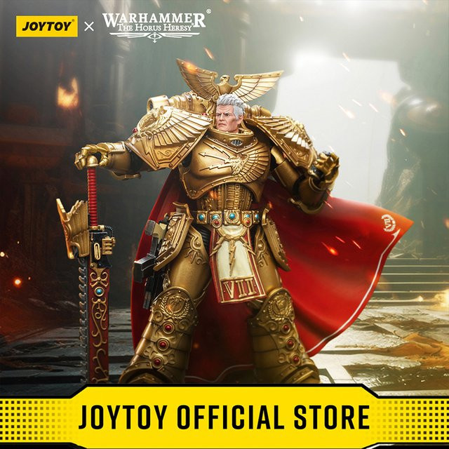 JOYTOY Warhammer 40k Imperial Fists Rogal Dorn, Actionfigur, 1/18 - Bild 1