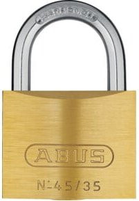 ABUS Vorhangschloss Lock-Tag aus massivem Messing in Gold - Bild 1