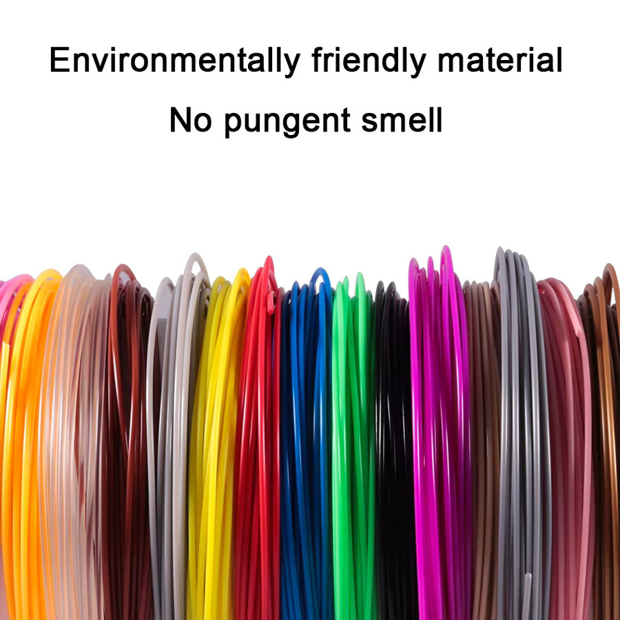 20 Farben 3D-Drucker Filament Set für PLA 3D-Stifte, 5m Multicolor FDM Druckmaterial - Bild 2