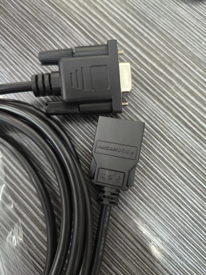Omron CS1W-CN226 Serielles SPS-Programmierkabel DB9 RS232-Port in Schwarz für CS CJ CQM1H CPM2C Serie - Bild 2