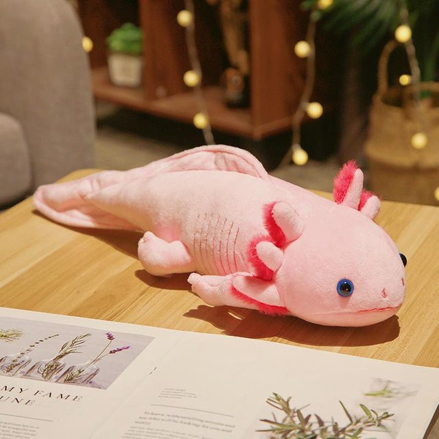 Kidsly Axolotl Plüschtier, Blau, Rosa / Pink, ab 3 Jahre - Bild 1
