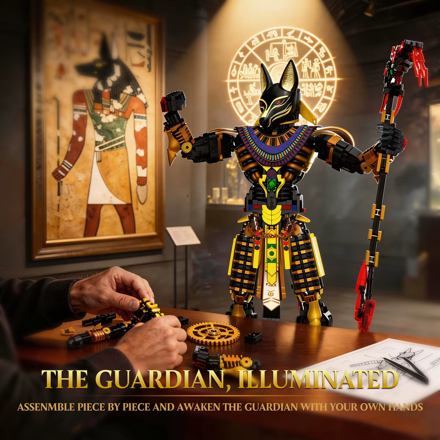 JAKI Anubis Baustein-Set, Fantasy, mit Beleuchtung, ab 14 Jahren - Bild 4