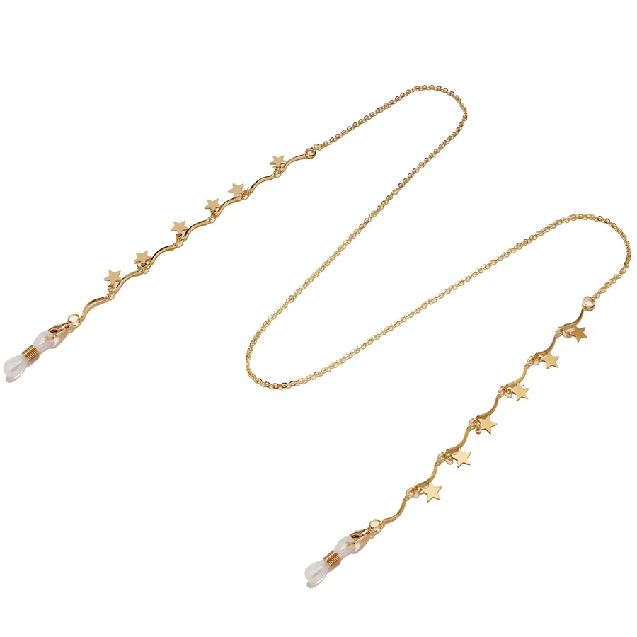 chichain Brillenkette Perlen, Gold, Damen - Bild 2