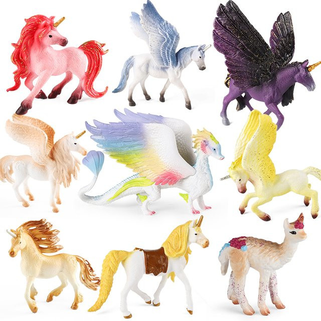 Oenux Märchen Fliegenpferd, Actionfiguren, Tiermodell, Fantasy, Tiere - Bild 1