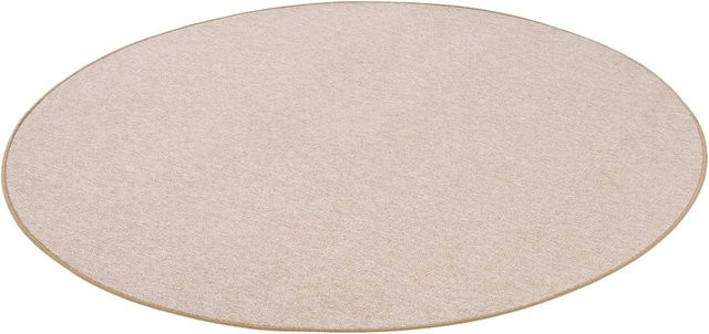 Snapstyle Feinschlingen Velour Teppich Strong Beige, Durchmesser: 200 cm - Bild 1