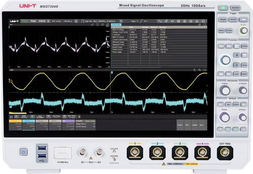 Uni-T MSO7204X Digital-Oszilloskop 1GHz 10 GSa/s 1 Gpts 8 Bit in Grau - Bild 1