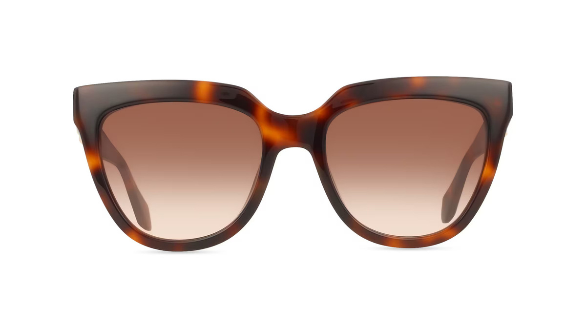 Just Cavalli SJC105 Sonnenbrille Butterfly, Vollrand, Acetat, braun, Damen - Bild 1