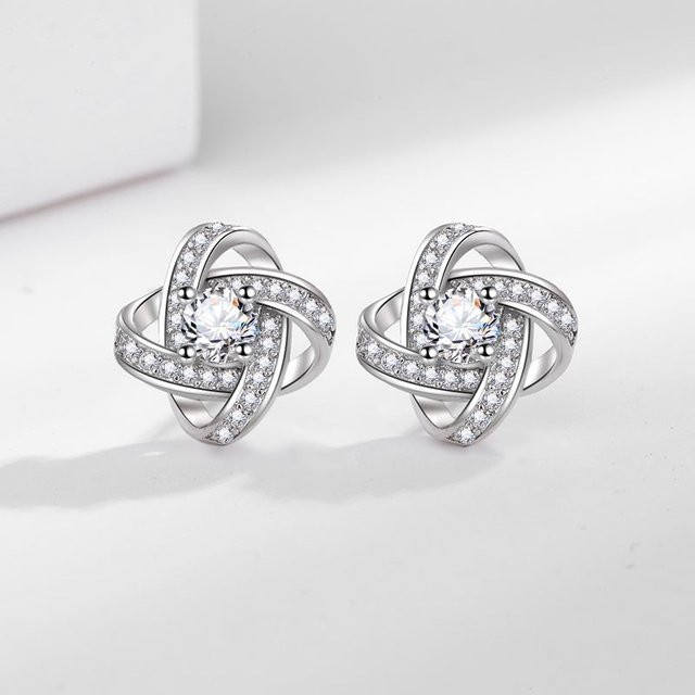 YDSMOSO Ohrstecker 925 Silber, Zirkonia, Damen - Bild 1