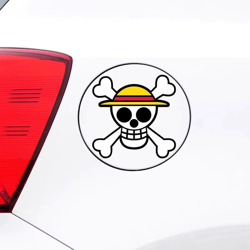 One Piece Luffy Anime Peeking Vinyl-Aufkleber von Bandai in Multicolour für Auto, Laptop und Wasserflaschen - Bild 4