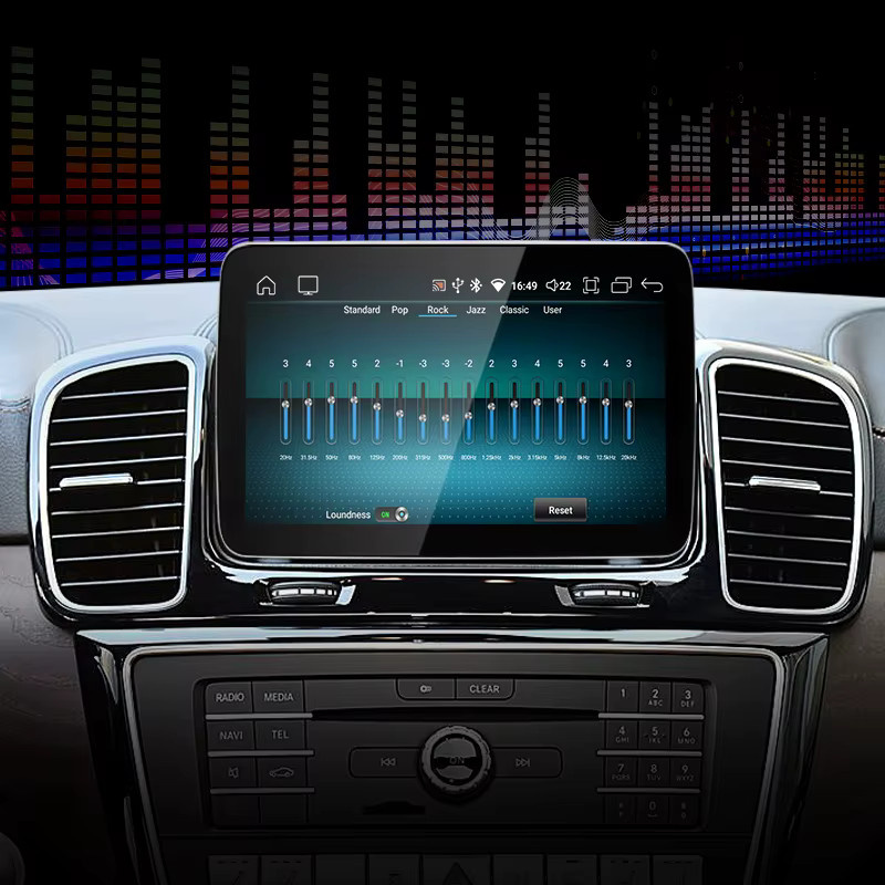 STWEI Auto Multimedia System mit 8,4 Zoll Android Bildschirm für Mercedes Benz GLE 350 450 GLS NTG 5.0 mit drahtlosem Android Auto und CarPlay in Schwarz - Bild 3