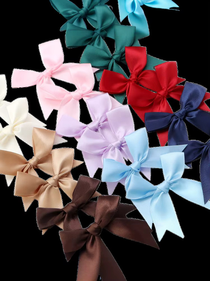 20 Stück bunte Schleifenbänder von AliS8 für Geschenkverpackungen, Hochzeiten und Bastelarbeiten, Textil, Mehrfarbig - Bild 6