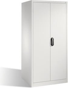 C+P Werkzeugschrank XXL mit Drehtüren und 4 Regalböden in Lichtgrau, H: 195 cm, B: 93 cm, T: 80 cm - Bild 1
