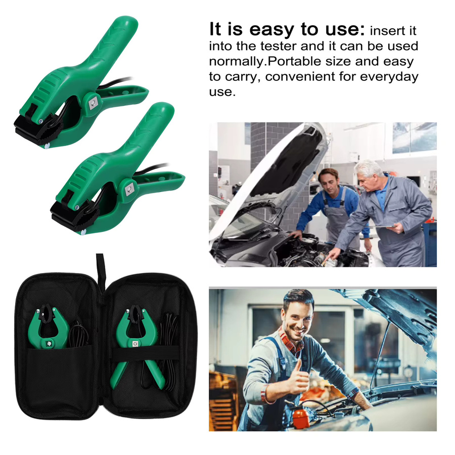 KKMOON Handheld Sensoren Clips für Temperaturmessung und Klimaanlagen-Inspektion, Grün - Bild 4