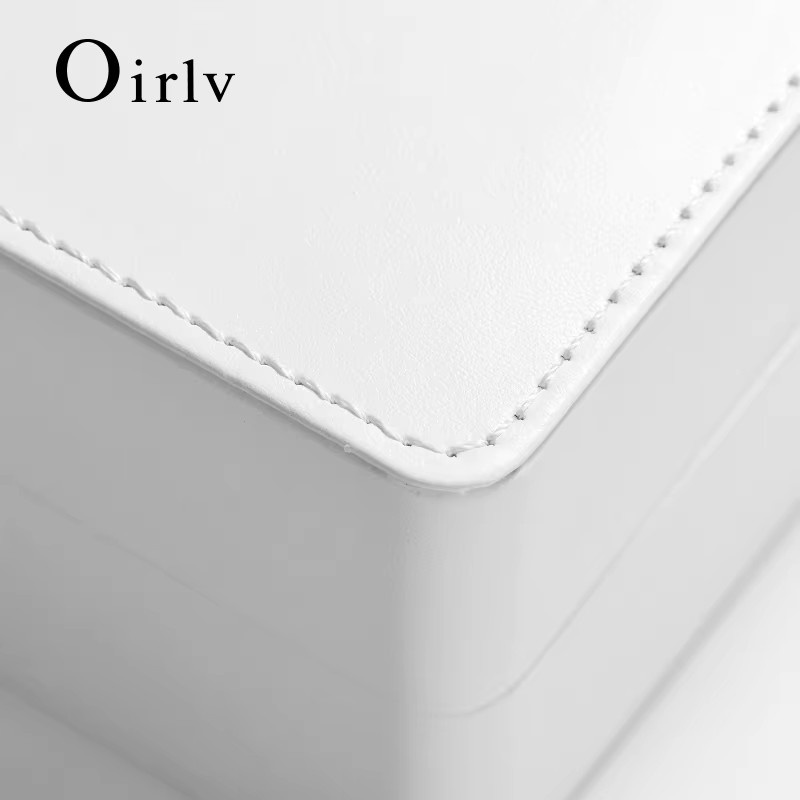 Oirlv Uhrenbox Leder, Weiß, Unisex - Bild 3