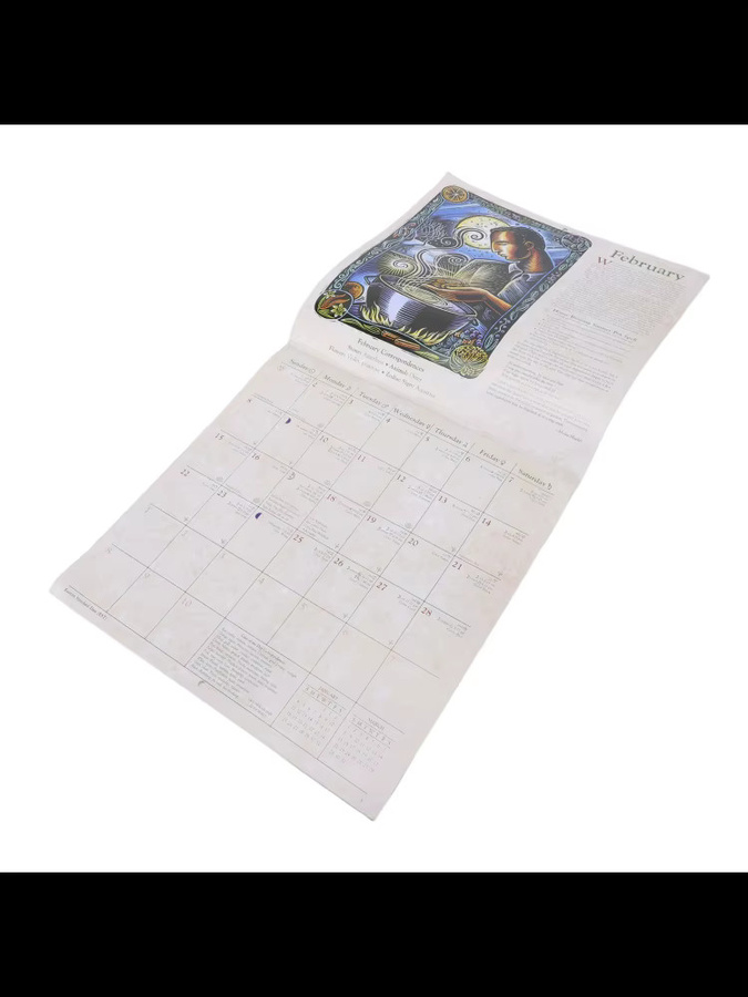 TOPINCN Hexenkalender 2026 mit Mondphasen und Ritualen, astrologischer Planer auf beschichtetem Papier, multicolour - Bild 4