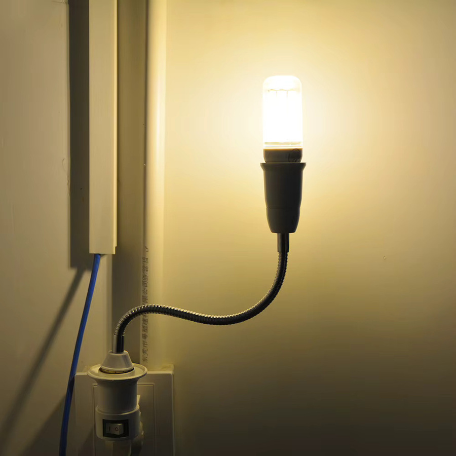 Flexible E27 zu E27 LED Lampen Verlängerung von Guillermo in Weiß - Bild 2