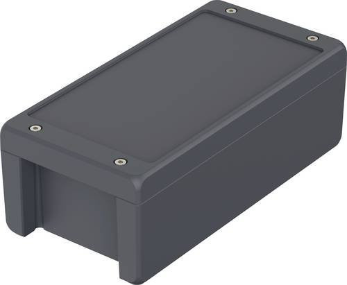 Bopla Bocube Industrie-Gehäuse aus Aluminium in Graphitgrau RAL 7024, B/T/H: 259 x 128 x 90 mm - Bild 1