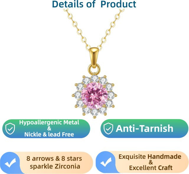 LAMVOICE Halskette, Gold, Zirkonia, Damen - Bild 1