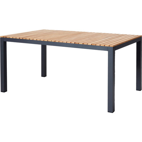 Cinas Gartenmöbelset aus Teakholz und Aluminium für 4 Sitzplätze in Grau/Anthrazit - Bild 2