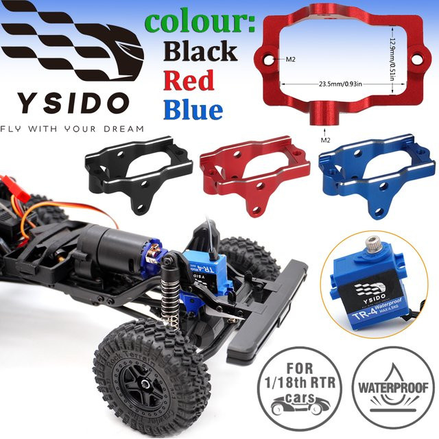 YSIDO TRX4M RC Crawler Auto Upgrade Teil, Wasserdicht, Micro Servo, Aluminium Legierung, 1:18, Zubehör - Bild 1